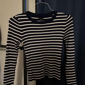 Striped Black and White Sweater